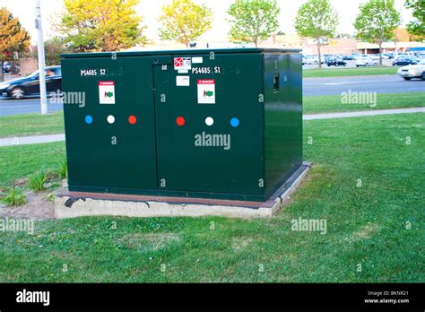 electric box green|green electrical box in street.